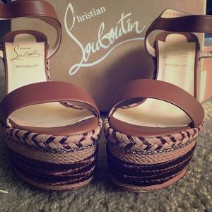 Christian Louboutin Dupolce Espadrilles Size 37